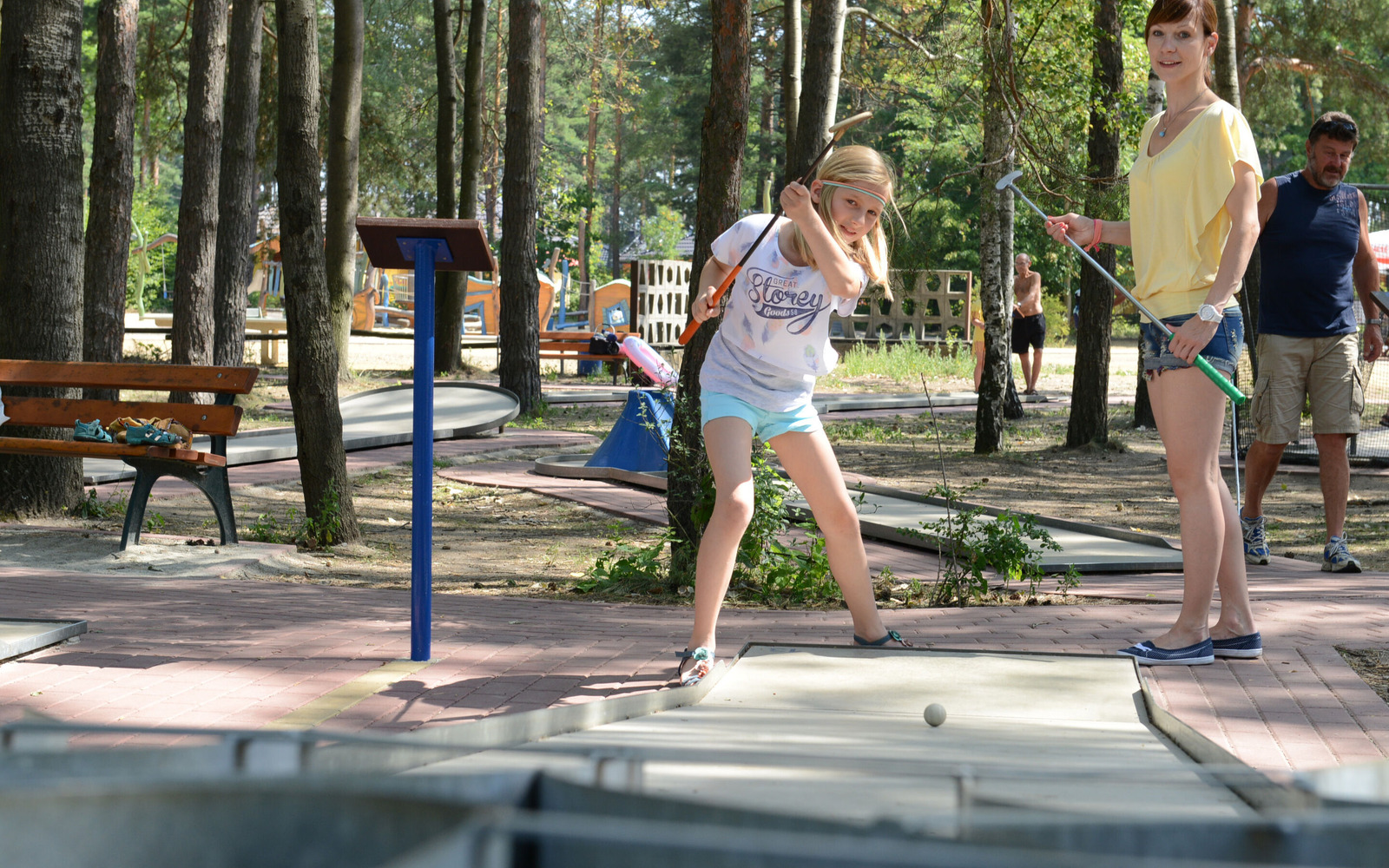 Minigolfanlage, Foto: Steffen Rasche, Lizenz: Zweckverband Lausitzer Seenland Brandenburg