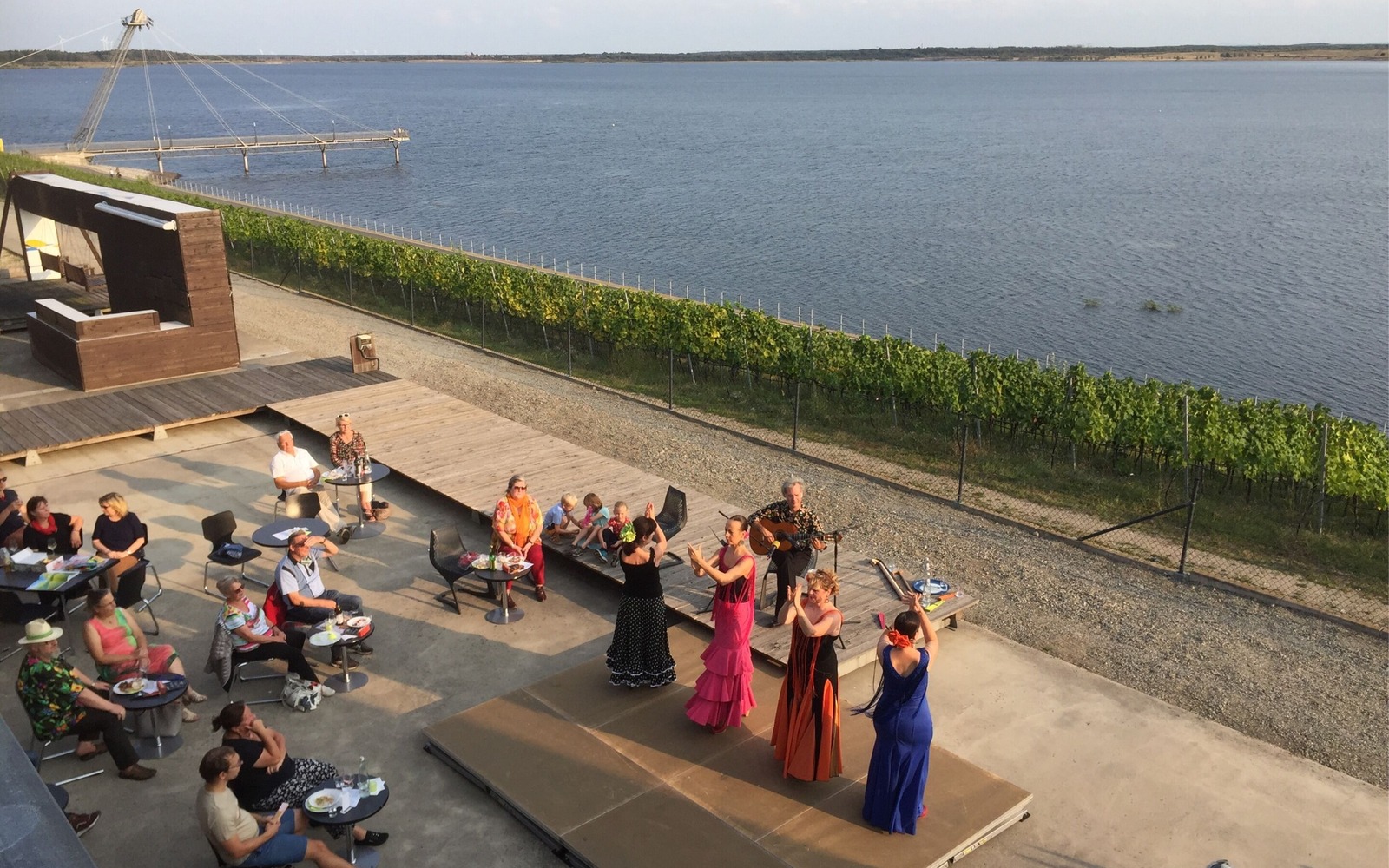 Flamenco & Wein auf den IBA-Terrassen, Foto: Cornelia Wobar, Lizenz: Cornelia Wobar