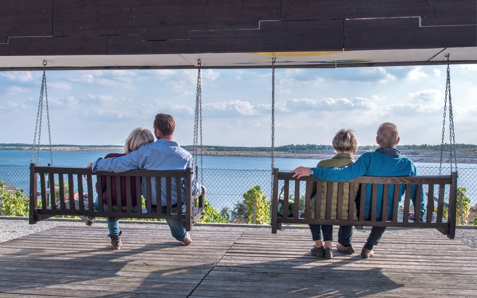 IBA Terraces - swing, Foto: Nada Quenzel, Lizenz: Tourismusverband Lausitzer Seenland e. V.