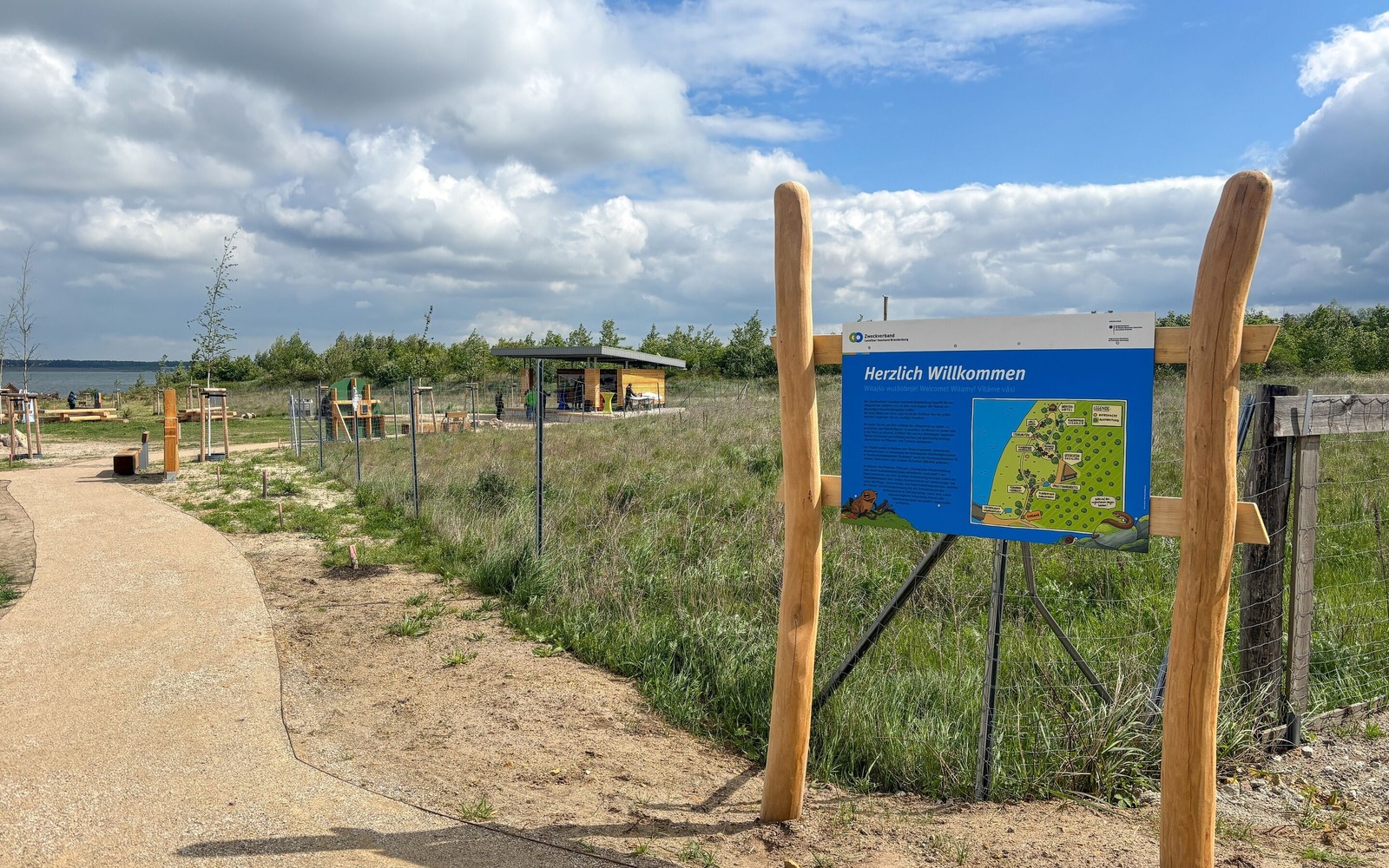 Nature Information Point at Lake Sedlitz, Foto: Julia Kussatz, Lizenz: Zweckverband Lausitzer Seenland Brandenburg