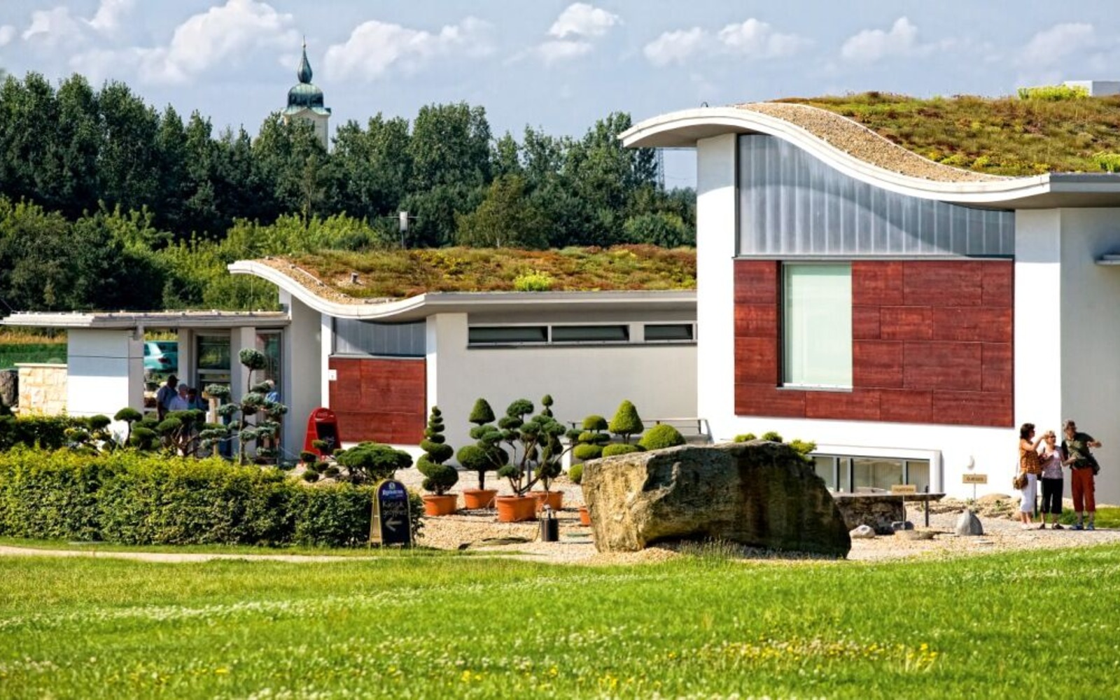Vstup do parku bludných kamenů v Nochtenu, Foto: H. P. Berwig, Lizenz: Förderverein Findlingspark