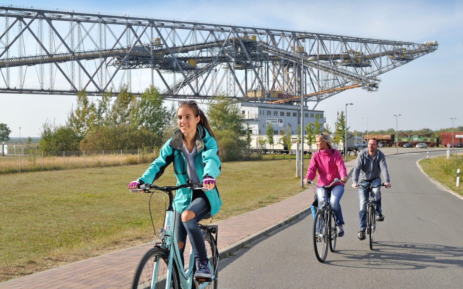 Radtour ab dem Besucherbergwerk F60, Foto: Nada Quenzel, Lizenz: Nada Quenzel